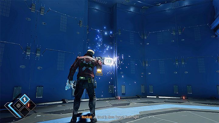 W nowym obszarze zainteresujcie się zaznaczonymi na obrazku 1 przełącznikami - Guardians of the Galaxy: Rozdział 7 - solucja, opis przejścia - Guardians of the Galaxy - poradnik do gry