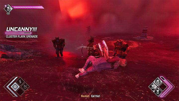 Co do samych manifestacji, ich jedynym poważniejszym atakiem są szarże, tak więc powinniście częściej niż zazwyczaj polegać na unikach - Guardians of the Galaxy: Rozdział 11 - solucja, opis przejścia - Guardians of the Galaxy - poradnik do gry