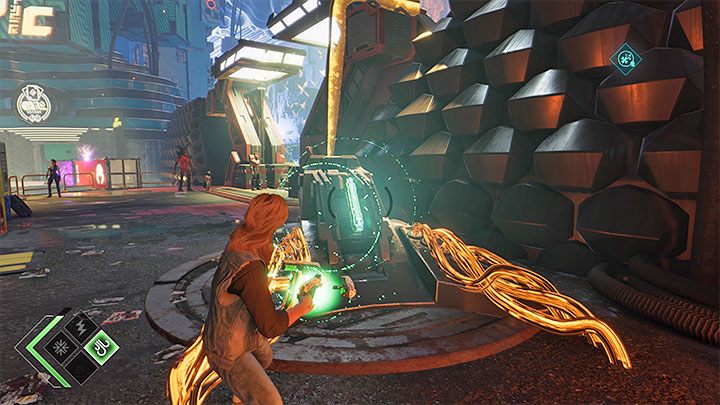 Dotrzecie do pola siłowego, ale jego wyłączenie jest na szczęście bardzo proste - Guardians of the Galaxy: Rozdział 12 - solucja, opis przejścia - Guardians of the Galaxy - poradnik do gry