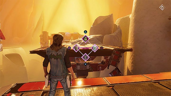 Docelowo musicie skorzystać z wąskiego przejścia, przy którym ustawi się Drax - Guardians of the Galaxy: Rozdział 12 - solucja, opis przejścia - Guardians of the Galaxy - poradnik do gry