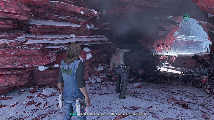 Początkowa faza przeprawy jest łatwa, ale uważajcie na odpadające skały - Guardians of the Galaxy: Rozdział 13 - solucja, opis przejścia - Guardians of the Galaxy - poradnik do gry