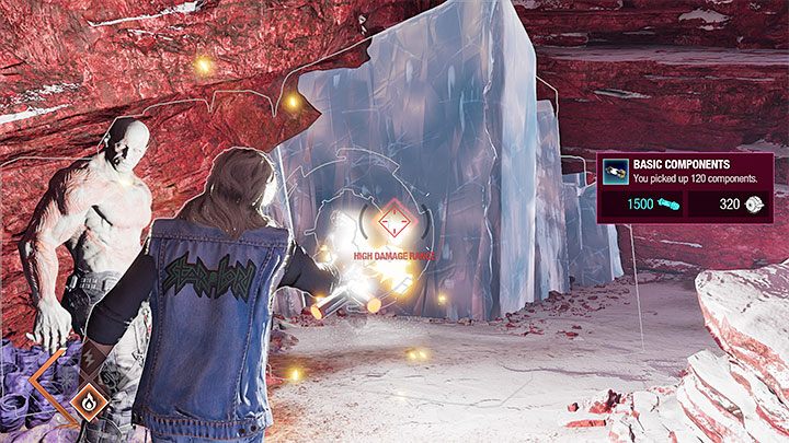 Gra wymusi przetestowanie żywiołu plazmy do zniszczenia lodowej bariery - Guardians of the Galaxy: Rozdział 13 - solucja, opis przejścia - Guardians of the Galaxy - poradnik do gry