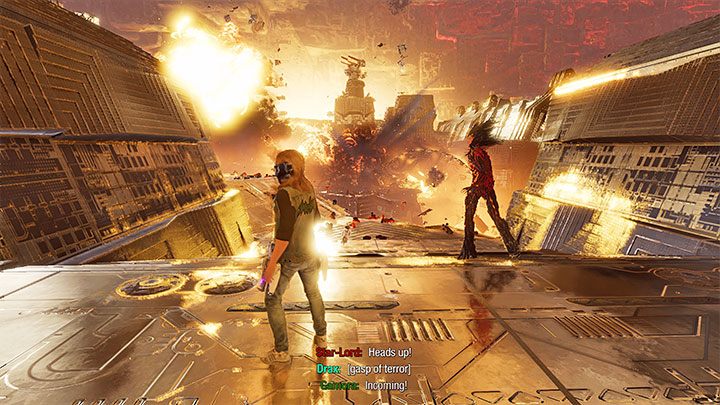 Zaliczycie nowy zjazd i spodziewajcie się kolejnych walk, w których do pokonania jest m - Guardians of the Galaxy: Rozdział 14 - solucja, opis przejścia - Guardians of the Galaxy - poradnik do gry