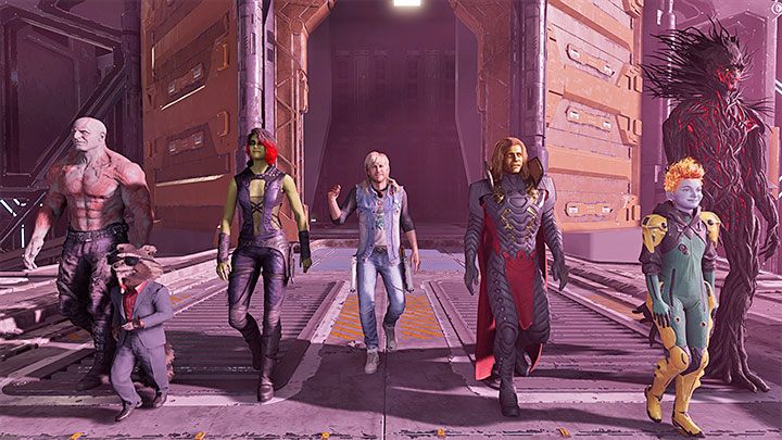 Po wygranej bitwie założy się scena zwycięskiego przemarszu bohaterów - Guardians of the Galaxy: Rozdział 15 - solucja, opis przejścia - Guardians of the Galaxy - poradnik do gry
