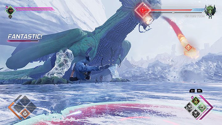 Nie liczcie oczywiście na to, że boss będzie pozostawał bezczynny na Wasze ataki - Guardians of the Galaxy: Fin Fang Foom - jak pokonać? - Guardians of the Galaxy - poradnik do gry