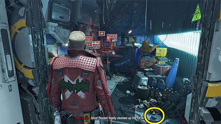 Pierwszą znajdźkę możecie odnaleźć tuż po rozpoczęciu rozdziału 1, tzn - Guardians of the Galaxy: Rozdział 1 - wszystkie sekrety/znajdźki, lista - Guardians of the Galaxy - poradnik do gry