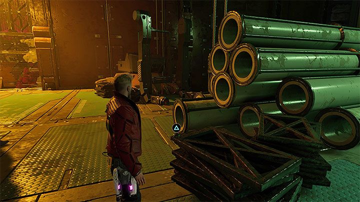 Ostatni sekret do odnalezienia jest niedługo po rozwiązaniu zagadki środowiskowej z wydawania poleceń Gamorze oraz Draxowi - Guardians of the Galaxy: Rozdział 1 - wszystkie sekrety/znajdźki, lista - Guardians of the Galaxy - poradnik do gry