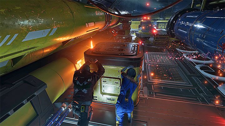 Pierwszy sekret możecie znaleźć niedługo po przepchnięciu skrzyni z Nikki w tunelu z obrazka 1 - Guardians of the Galaxy: Rozdział 2 - wszystkie sekrety/znajdźki, lista - Guardians of the Galaxy - poradnik do gry