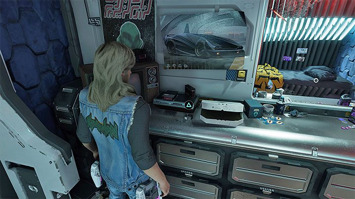 Na pokładzie statku Milano odwiedźcie kajutę Star-Lorda i odszukajcie w niej znajdźkę Strażnika - Guardians of the Galaxy: Rozdział 3 - wszystkie sekrety/znajdźki, lista - Guardians of the Galaxy - poradnik do gry