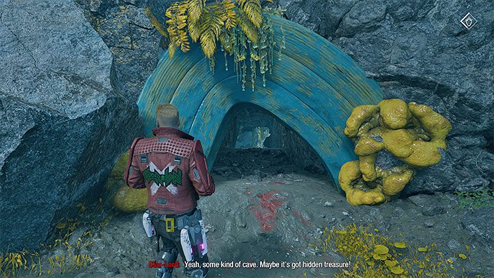 Skrzynka ze strojem jest dobrze ukryta i dotarcie do niej zajmie Wam trochę czasu - Guardians of the Galaxy: Rozdział 3 - wszystkie sekrety/znajdźki, lista - Guardians of the Galaxy - poradnik do gry