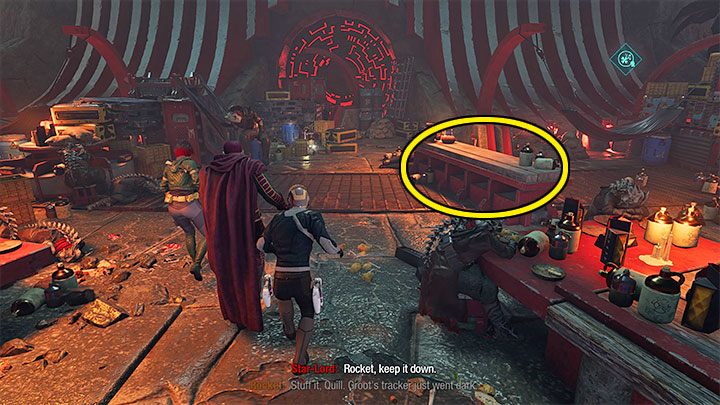 2 - Guardians of the Galaxy: Rozdział 4 (sprzedaż Groota) - sekrety/znajdźki, lista - Guardians of the Galaxy - poradnik do gry