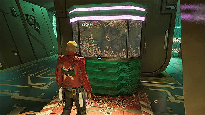 Bilet otrzymacie za pomyślne zaliczenie sceny z Bezustym i utrzymanie przyjaznych relacji z nim - Guardians of the Galaxy: Rozdział 6 - wszystkie sekrety/znajdźki, lista - Guardians of the Galaxy - poradnik do gry