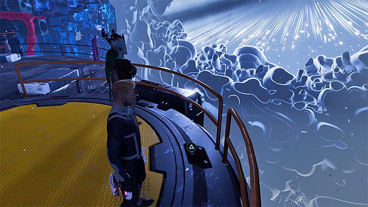 Zainteresujcie się platformą widokową z Draxem, która znajduje się na lewo od drzewa spirytusowego - Guardians of the Galaxy: Rozdział 6 - wszystkie sekrety/znajdźki, lista - Guardians of the Galaxy - poradnik do gry