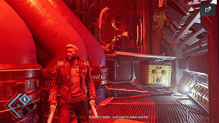 Sekret ten jest w tej samej sekretnej lokacji wymagającej osobistego urządzenia Nikki do odblokowania - Guardians of the Galaxy: Rozdział 7 - wszystkie sekrety/znajdźki, lista - Guardians of the Galaxy - poradnik do gry