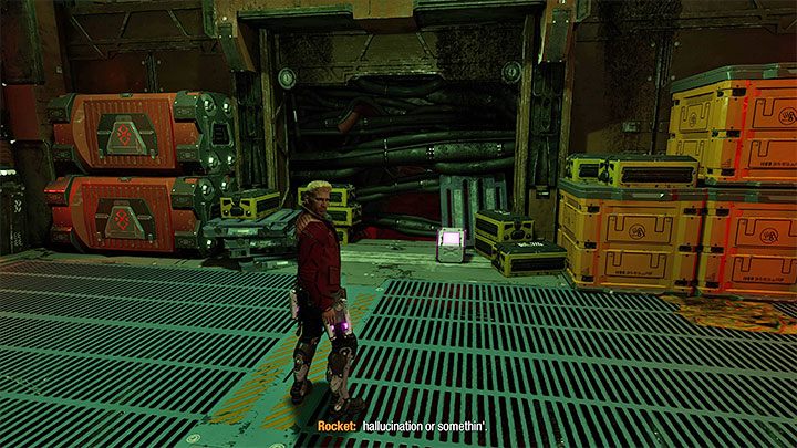 Wdrapcie się na postawiony przed Draxa kamienny blok i następnie na wyższą półkę - Guardians of the Galaxy: Rozdział 8 - wszystkie sekrety/znajdźki, lista - Guardians of the Galaxy - poradnik do gry