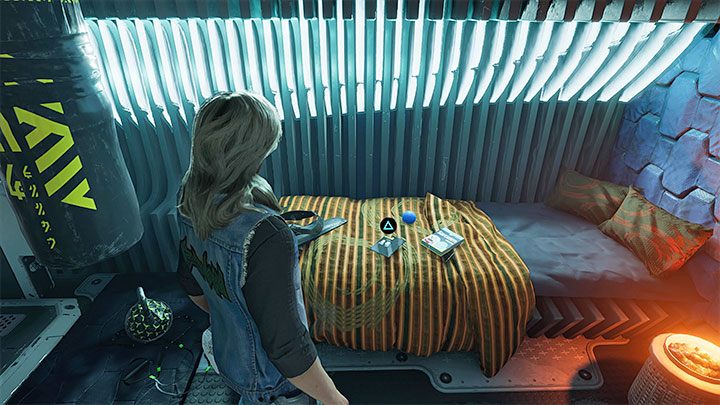 Na pokładzie statku Milano odwiedźcie kajutę Draxa i odszukajcie w niej znajdźkę Strażnika - Guardians of the Galaxy: Rozdział 9 - wszystkie sekrety/znajdźki, lista - Guardians of the Galaxy - poradnik do gry