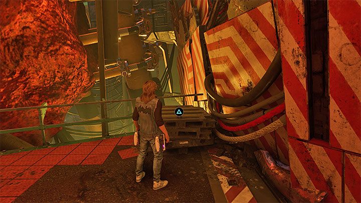 Znajdźkę odnajduje się niedługo po dotarciu do zabarykadowanego przejścia - Guardians of the Galaxy: Rozdział 12 - wszystkie sekrety/znajdźki, lista - Guardians of the Galaxy - poradnik do gry