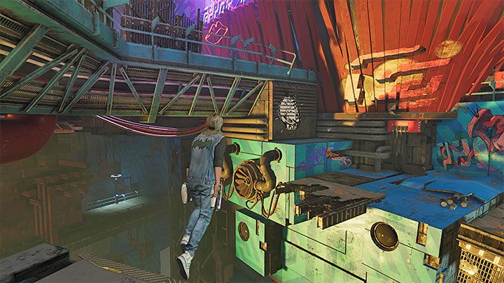 Dodatkowa uwaga - W celu wydostania się z tego obszaru udajcie się na prawo od miejsca odnalezienia znajdźki - Guardians of the Galaxy: Rozdział 12 - wszystkie sekrety/znajdźki, lista - Guardians of the Galaxy - poradnik do gry