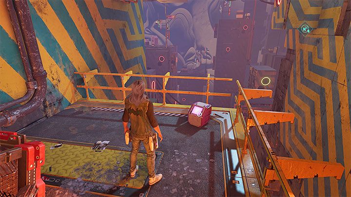 Po tym jak zaliczycie zjazd nie idźcie dalej, tylko obróćcie się - Guardians of the Galaxy: Rozdział 12 - wszystkie sekrety/znajdźki, lista - Guardians of the Galaxy - poradnik do gry