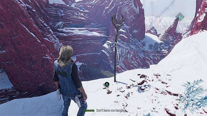 W dobrze poznany sposób doskoczcie do Gamory i następnie do górnej skalnej półki - Guardians of the Galaxy: Rozdział 13 - wszystkie sekrety/znajdźki, lista - Guardians of the Galaxy - poradnik do gry