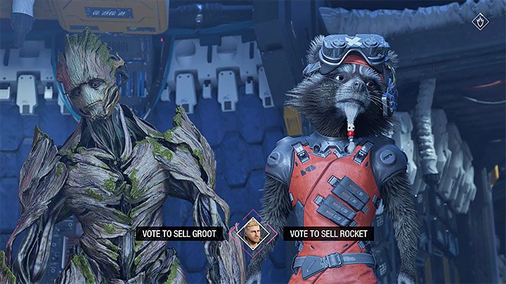 Najistotniejszy ważny wybór pojawi się na początku rozdziału 3, a konkretnie podczas narady Strażników na pokładzie statku Milano - Guardians of the Galaxy: Ważne wybory - Rozdziały 3 i 4 - Guardians of the Galaxy - poradnik do gry