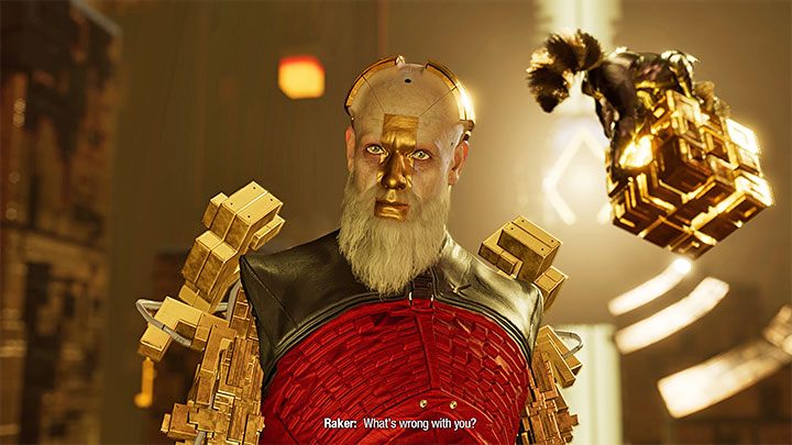 Jeśli poprawnie wybieraliście kolejne opcje zachowania, to Rocket do samego końca pozostanie niezauważony i pomyślnie zhakuje drona - Guardians of the Galaxy: Ważne wybory - Rozdział 8 - Guardians of the Galaxy - poradnik do gry