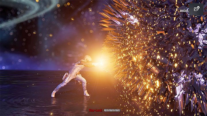 Jeśli poprawnie zachowaliście się we wszystkich 3 sytuacjach z wyborem opcji zachowania to załączy się cut-scenka z sekwencją QTE - Guardians of the Galaxy: Ważne wybory - Rozdział 16 - Guardians of the Galaxy - poradnik do gry