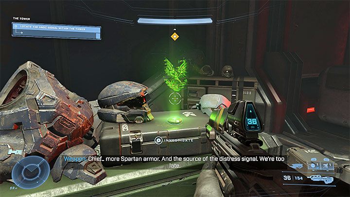 Gadżet ten znajdziecie w głównej misji Wieża po dotarciu do hełmu Spartanina - Halo Infinite: Ulepszenia - nowe gadżety - Halo Infinite - poradnik do gry