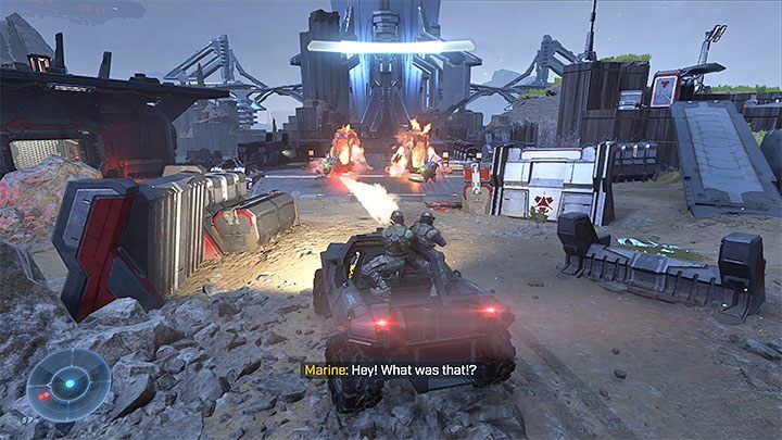 Musicie powrócić w pobliże Głównej iglicy, której infiltracja zakończyła się niepowodzeniem na początku tej misji - Halo Infinite: Sekwencja - solucja, opis przejścia - Halo Infinite - poradnik do gry