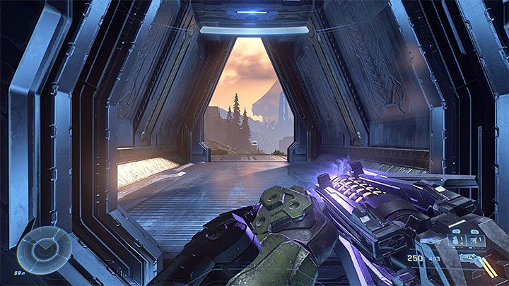 Na nowym piętrze możecie pozbierać zapasy i dotrzeć do konsoli zdjęcia blokady - Halo Infinite: Repozytorium - solucja, opis przejścia - Halo Infinite - poradnik do gry