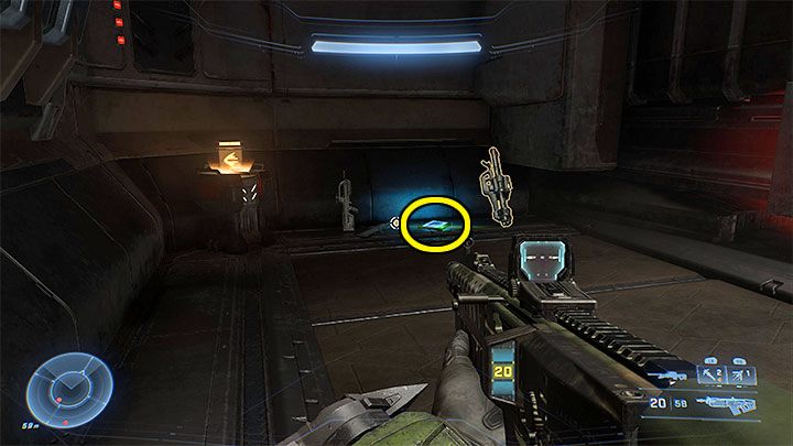 Poszukiwane nagranie jest na końcu głównego korytarza wewnątrz wielkiej konstrukcji - Halo Infinite: Wykopaliska (Kontakty) - lista, rdzenie, nagrania - Halo Infinite - poradnik do gry