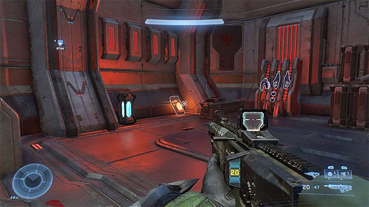 Dziennik audio znajduje się w pokazanym na obrazku 1 budynku na południe od wschodniego działa przeciwlotniczego - Halo Infinite: Pelikan unieszkodliwiony (Cmentarzyska) - rdzenie, nagrania - Halo Infinite - poradnik do gry