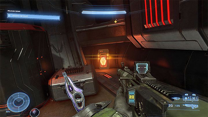 Nagranie jest w małym budynku u podstawy wzgórza z północnym działem przeciwlotniczym - Halo Infinite: Pelikan unieszkodliwiony (Cmentarzyska) - rdzenie, nagrania - Halo Infinite - poradnik do gry