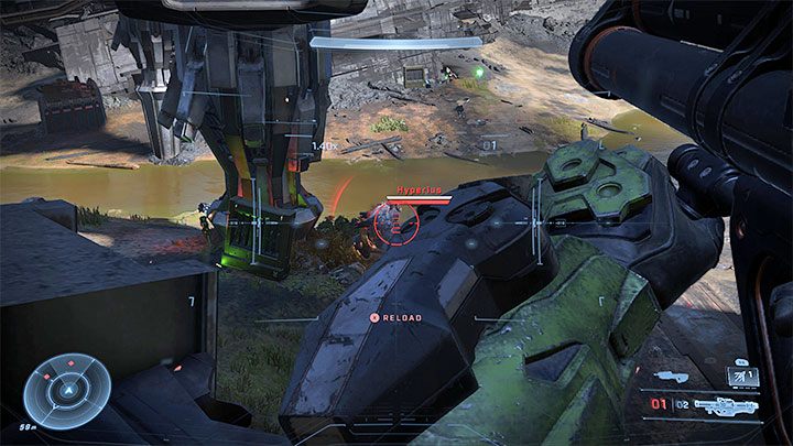 Hyperius domyślnie powinien patrolować tę okolicę z wykorzystaniem pojazdu - Halo Infinite: Tovarus i Hyperius - boss, jak pokonać? - Halo Infinite - poradnik do gry