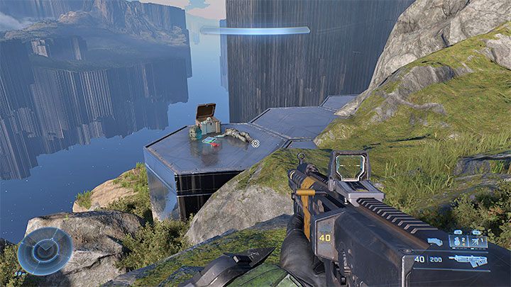 Nagranie audio jest na zachód od bazy WBO Foxtrot i na południowy-zachód od Wieży - Halo Infinite: Kategoria Ewakuacja (Evacuation) - wszystkie nagarania - Halo Infinite - poradnik do gry