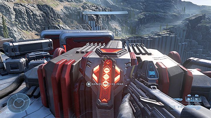 W stronę lądowiska prowadzi jedna główna ścieżka, choć możecie też poszukać alternatywnych ścieżek z pomocą wyrzutni linowej - Halo Infinite: Posterunek Tremoniusa - solucja, opis przejścia - Halo Infinite - poradnik do gry