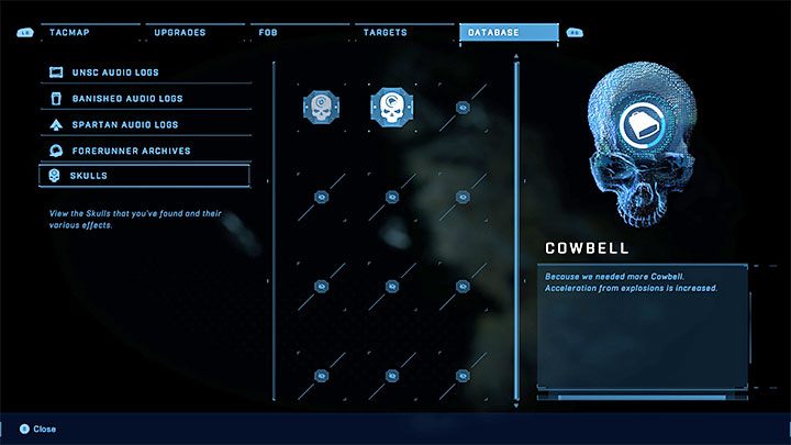 Zdobyta czaszka zwiększa przyśpieszenie od eksplozji - Halo Infinite: Krowi dzwonek, 2. czaszka (Podpokład) - gdzie znaleźć? - Halo Infinite - poradnik do gry