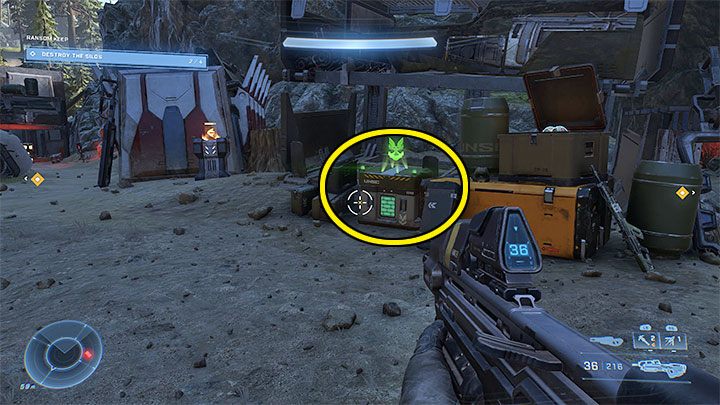 Rdzeń jest na głównym terenie warowni, pod gołym niebem - Halo Infinite: Warownia okupu (Blokada) - lista, rdzenie, nagrania - Halo Infinite - poradnik do gry