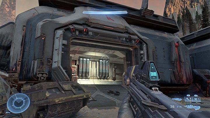 Do tej znajdźki możecie dotrzeć dopiero po otrzymaniu celu misji sabotowania zatok naprawczych (Repair Bays) - Halo Infinite: Warownia okupu (Blokada) - lista, rdzenie, nagrania - Halo Infinite - poradnik do gry