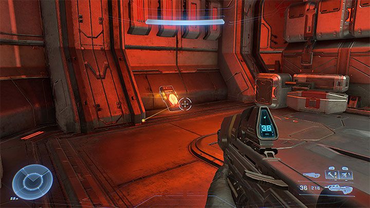 Po wejściu do środka sekret znajdziecie po lewej stronie - Halo Infinite: Warownia okupu (Blokada) - lista, rdzenie, nagrania - Halo Infinite - poradnik do gry