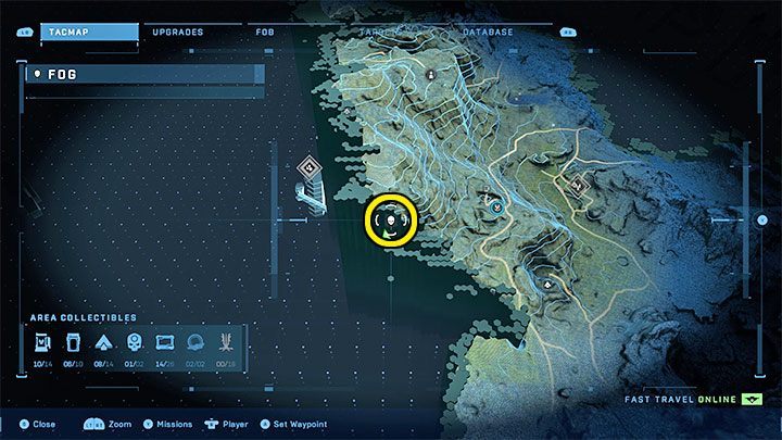 Opisywana czaszka wyróżnia się tym, że możecie ją znaleźć podczas eksploracji świata gry - Halo Infinite: Mgła, 7. czaszka (otwarty świat) - gdzie znaleźć? - Halo Infinite - poradnik do gry
