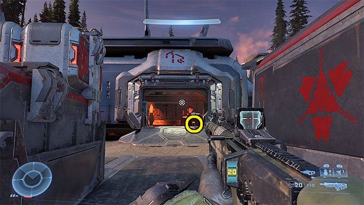 Nagranie jest wewnątrz wschodniego budynku znajdującego się na terenie wrogiej bazy - Halo Infinite: Reduta rozdarcia (Kontakty) - lista, rdzenie, nagrania - Halo Infinite - poradnik do gry