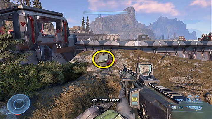 Dziennik audio nie znajduje się bezpośrednio na terenie wrogiego posterunku - Halo Infinite: Reduta rozdarcia (Kontakty) - lista, rdzenie, nagrania - Halo Infinite - poradnik do gry