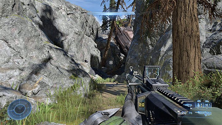 Na potrzeby tego nagrania musicie opuścić teren zbrojowni i udać się na północny-wschód - Halo Infinite: Zbrojownia rozrachunku (Kontakty) - lista, rdzenie, nagrania - Halo Infinite - poradnik do gry