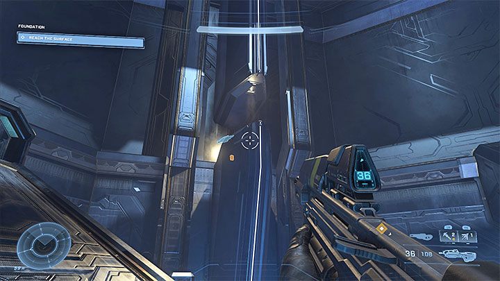 Musicie ponownie rozwiązać mini-zagadkę z odnalezieniem i dostarczeniem do nieaktywnej konsoli nasiona mocy - Halo Infinite: Podpokład - solucja, opis przejścia - Halo Infinite - poradnik do gry