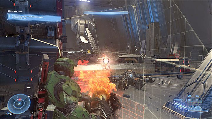 Niestety w trakcie bitwy pojawią się posiłki - Halo Infinite: Konserwatorium - solucja, opis przejścia - Halo Infinite - poradnik do gry