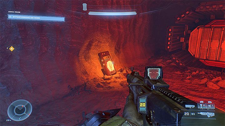 Sekret jest w jednym z tuneli w centralnej części wrogiego posterunku - Halo Infinite: Grań aneksu (Rekonstrukcja) - lista, rdzenie, nagrania - Halo Infinite - poradnik do gry