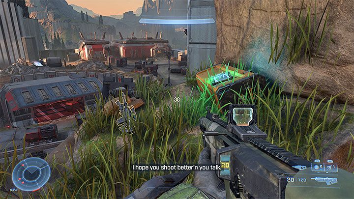 Dziennik audio jest na wysokiej półce na północny-wschód od głównych zabudowań posterunku - Halo Infinite: Grań aneksu (Rekonstrukcja) - lista, rdzenie, nagrania - Halo Infinite - poradnik do gry