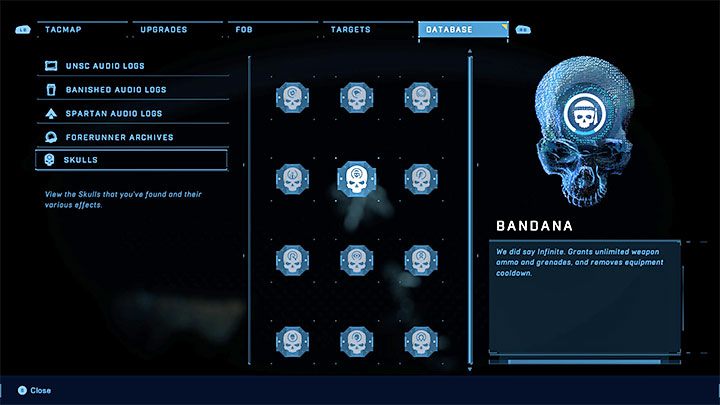 To najsilniejsza spośród odnajdywanych czaszek i gwarantująca ogromne profity - nieskończoną ilość amunicji i granatów - Halo Infinite: Bandana, 5. czaszka (Ciche audytorium) - gdzie znaleźć? - Halo Infinite - poradnik do gry