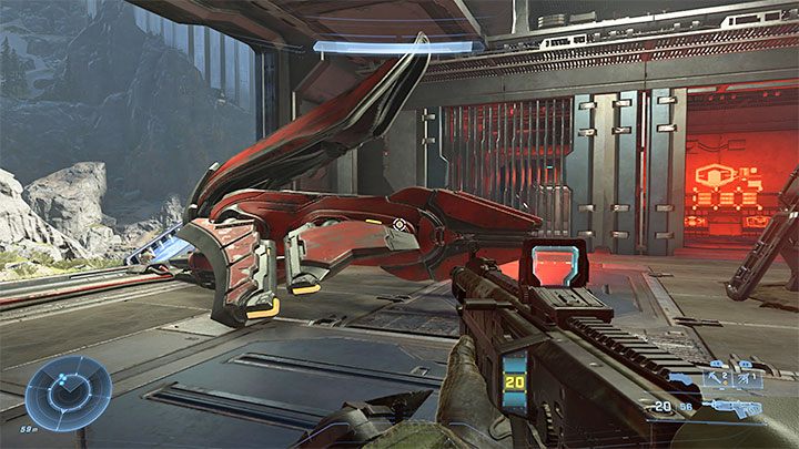 W trakcie zabezpieczenia wrogiej lokacji będziecie mogli dostać się do hangaru, w którym znajduje się maszyna Banshee - Halo Infinite: Maszyna latająca - jak zdobyć? - Halo Infinite - poradnik do gry